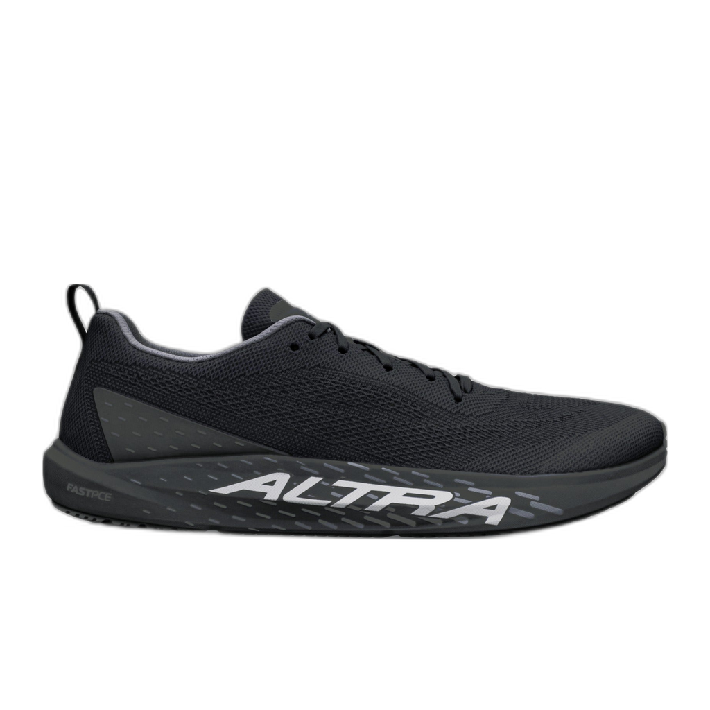 נעל ריצה Altra Vanish Pulse לגברים בשחור וכסף - מבט צד