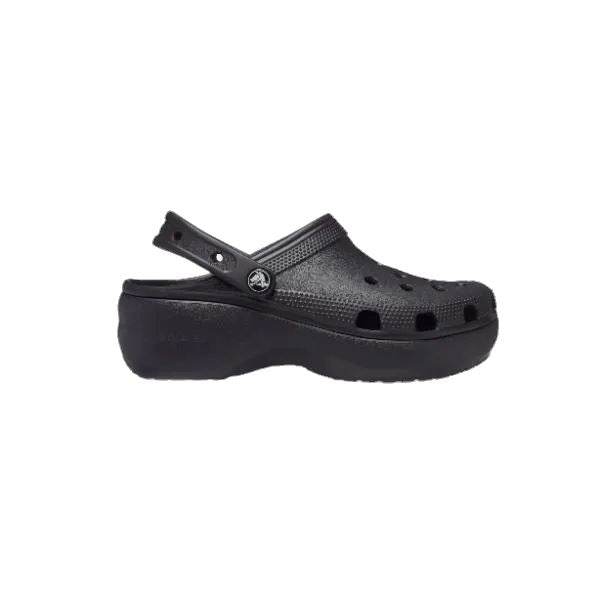 כפכפי פלטפורמה קרוקס לנשים בצבע שחור Crocs 206750-001 Classic Platform Clog - AroSport