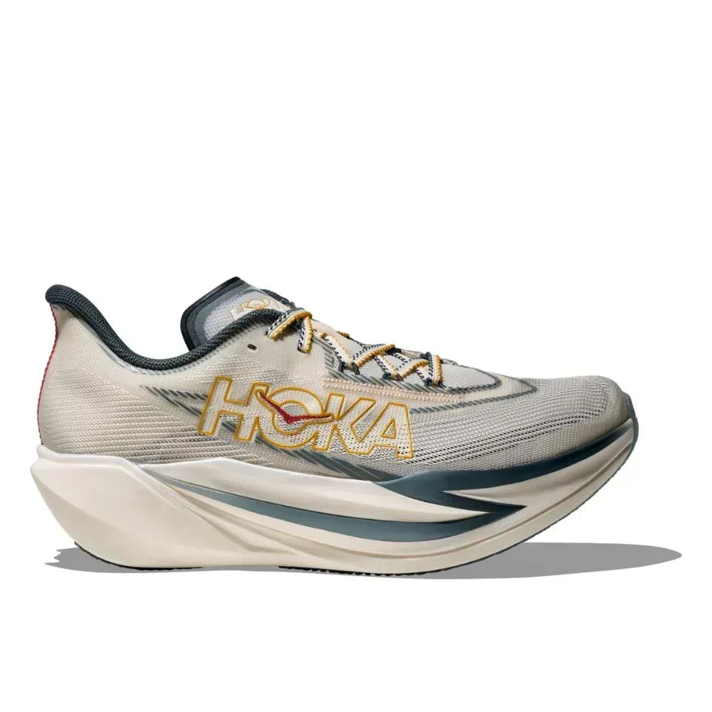 נעלי ריצה תחרותיות סיאלו לנשים Hoka 1171927/AYL U CIELO X1 3.0 ALABASTER/YELLOW G - AroSport - Hoka