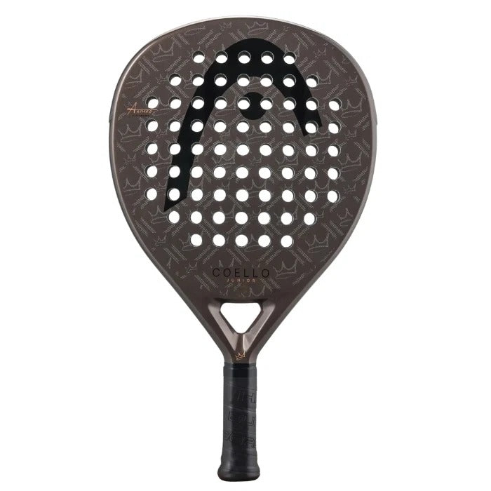 מחבט פאדל Head Coello Junior 2026 לשחקנים צעירים, מבט חזית של פני המשטח.
