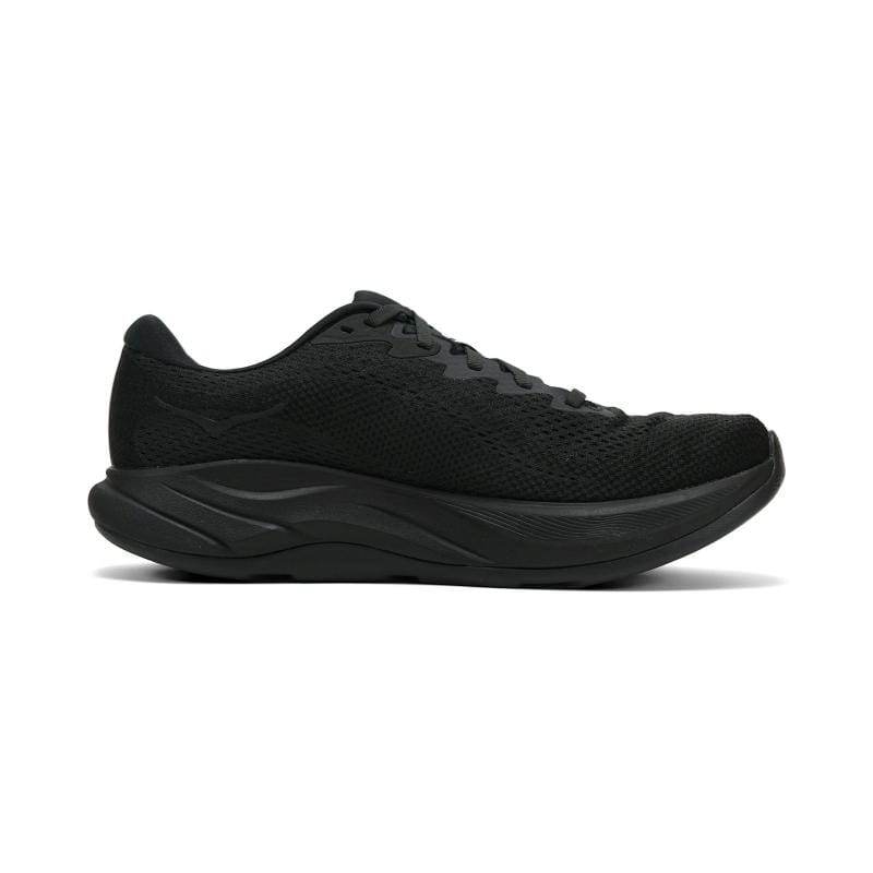 Hoka 1155130/BBLC Rincon 4 של Hoka היא נעל ספורט שחורה עם סוליה עבה, המיועדת לריצה. נעל זו כוללת גפה רשת עם שרוכים וסוליית חוץ בעלת מרקם.