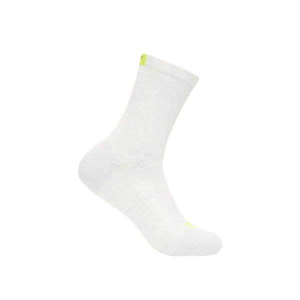 גרבי ריצה הוקה לגברים ונשים Hoka 1164350/WHT U BONDI QUARTER RUN SOCK - AroSport