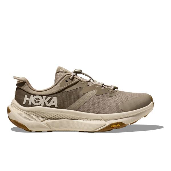 נעל ריצת טרייל לגברים Hoka 1123153/DEGG TRANSPORT בצבע בז' ושזוף.