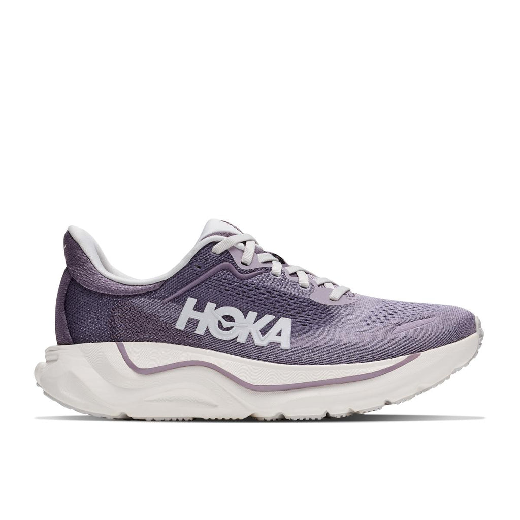 נעלי ריצה Hoka Arahi 9 לנשים בצבע Purple Fog / Mellow - מבט צד