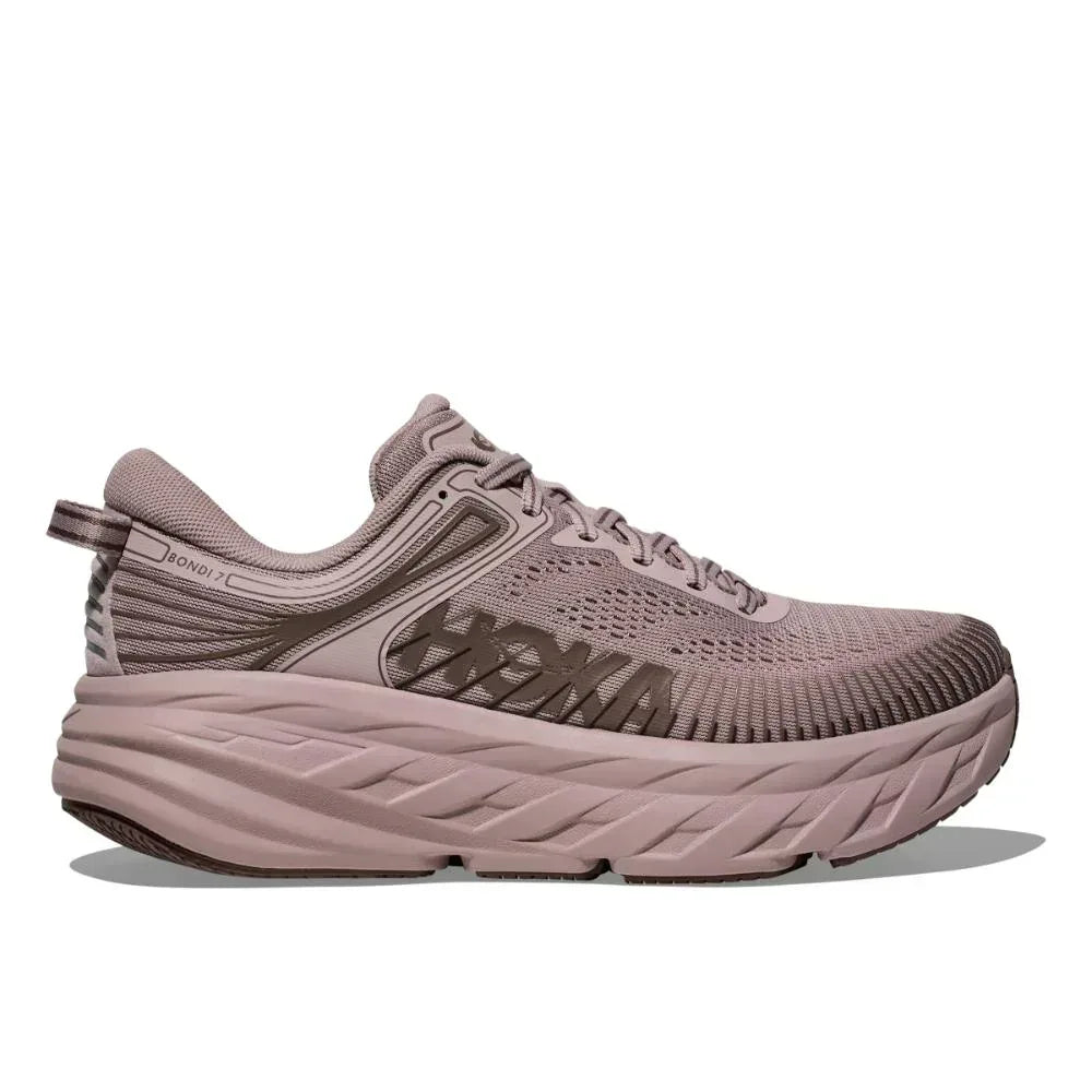 נעלי הוקה בונדי 7 רטרו לנשים - דייט שוגר | Hoka Bondi 7 Retro Women Date Sugar 1110519
