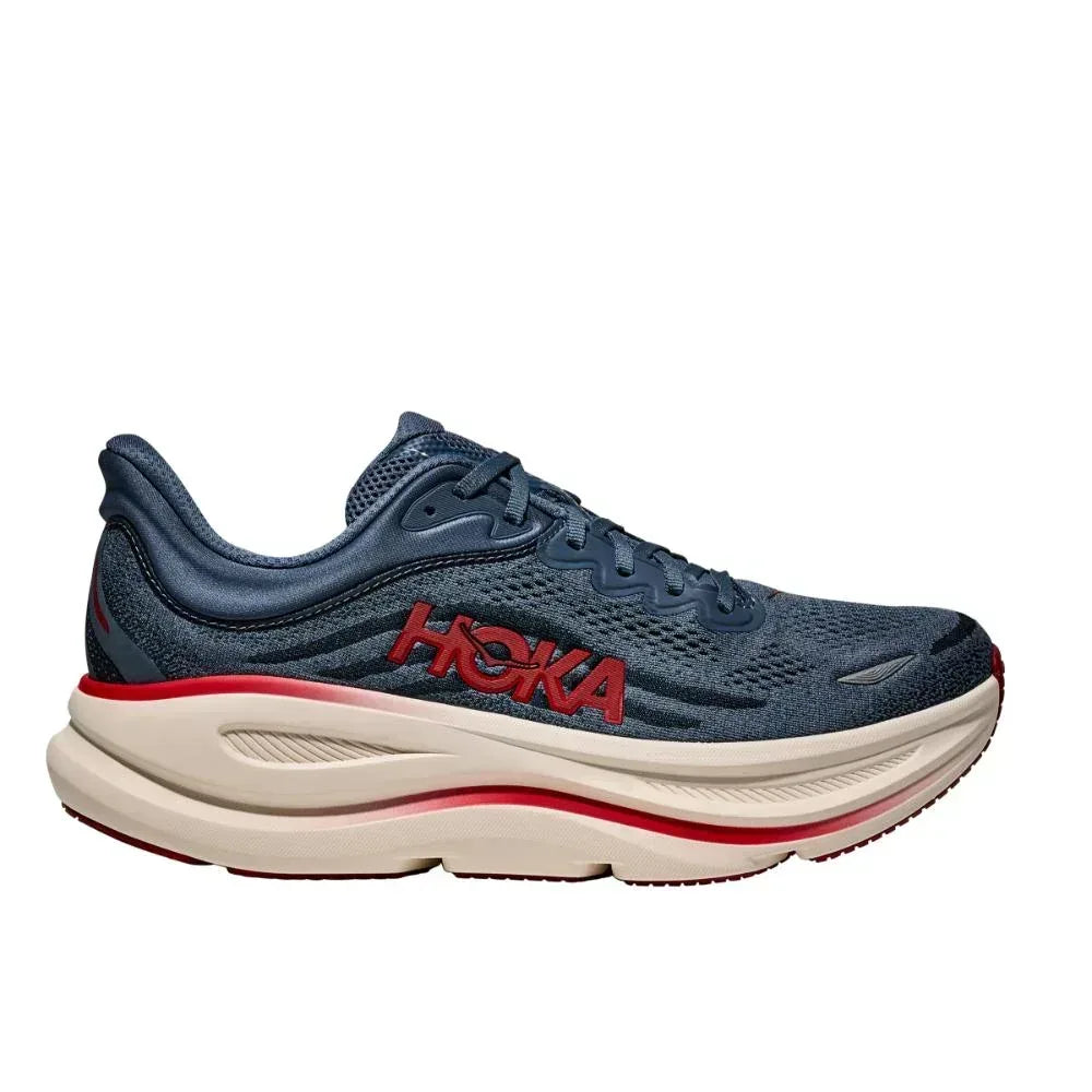 נעלי הוקה בונדי 9 רחבות לגברים - ענן רעם | Hoka Bondi 9 Wide 2E Men Thunder Cloud 1162013
