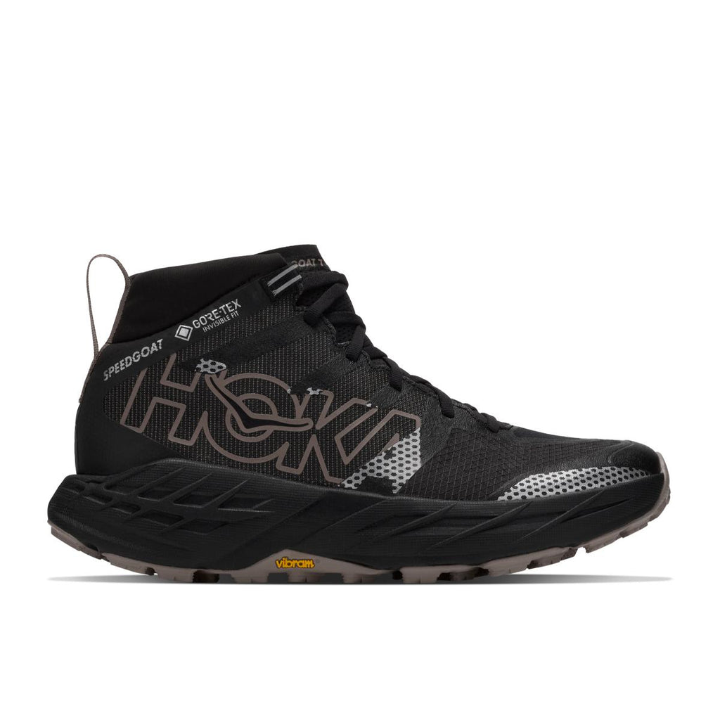 נעלי שטח הוקה ספידגוט 7 Hike GTX בצבע Black/Pebble - מבט צד חיצוני