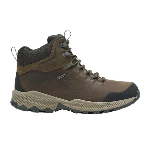 נעלי הליכה לגברים של Merrell Forestbound MID WP J16497 בצבע חום.