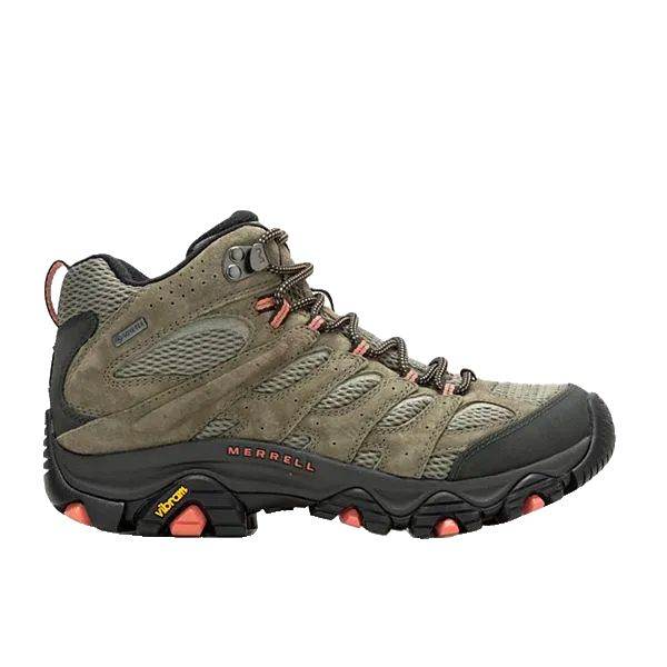 נעלי מירל מואב 3 נגד מים לנשים Merrell J036310 MOAB 3 MID GTX/OLIVE - AroSport