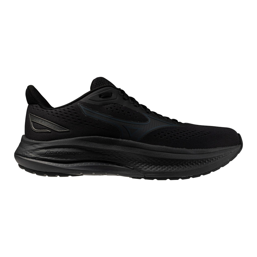 נעל ריצה Mizuno Wave Inspire 22 Black לגברים בגוון שחור – מבט צד חיצוני