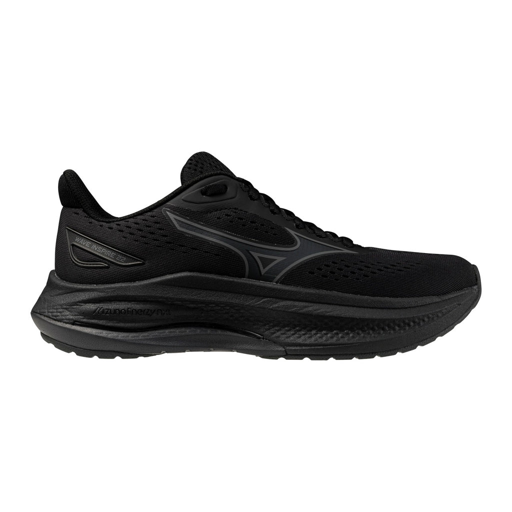 נעל ריצה Mizuno Wave Inspire 22 Black לנשים בגוון שחור – מבט צד חיצוני