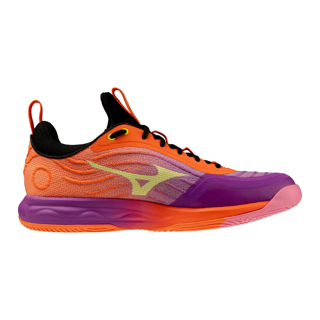 נעלי כדורעף Mizuno Wave Luminous Elite לגברים בצבע כתום – מבט צד חיצוני
