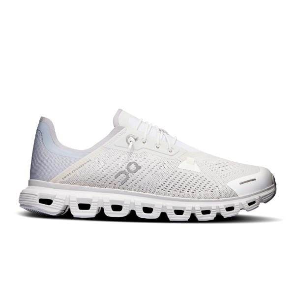 On Cloud 6 Coast White/Glacier (3WF10020813) מאת On Cloud היא נעל ספורט לבנה עם גפה רשת נושמת, הידוק תחרה וסוליה חדשנית מרופדת.