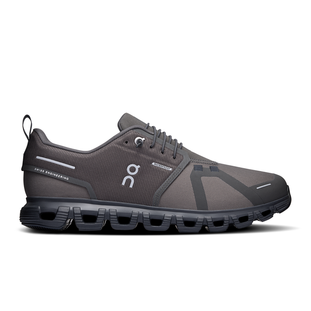 נעלי און קלאוד 6 נגד מים לגברים On Cloud 6 Waterproof בצבע Espresso/Black, מבט צד חיצוני – סילואט נקי עם סוליית CloudTec®