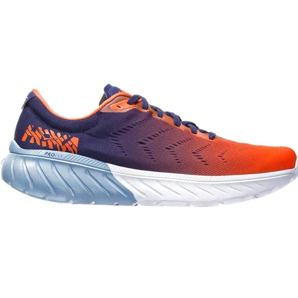 נעלי ריצה הוקה מאך 2 לגברים בצבע כחול/אדום/לבן HOKA 1099721/PBNS MACH 2 - AroSport - ארוספורט Hoka