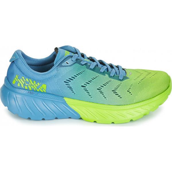 נעלי ריצה הוקה מאך 2 לגברים בצבע תכלת/ירוק HOKA 1099721/SBLG MACH 2 - AroSport - ארוספורט Hoka