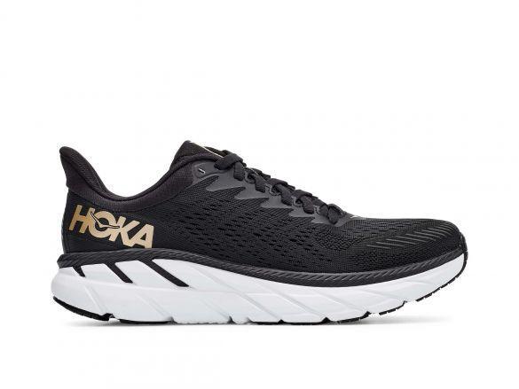 נעלי ריצה הוקה קליפטון 7 לנשים בצבע שחור/לבן Hoka 1110509/BBRNZ CLIFTON  7 - AroSport - ארוספורט Hoka