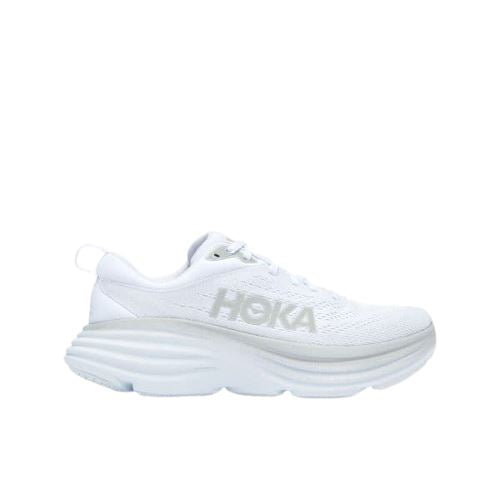 נעלי ריצה לנשים Hoka Bondi 8 בלבן.