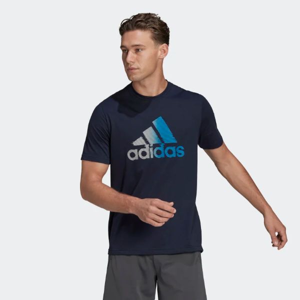 חולצת אדידס לגבר Adidas D2M LOGO TEE HF7211 - AroSport - ארוספורט Adidas