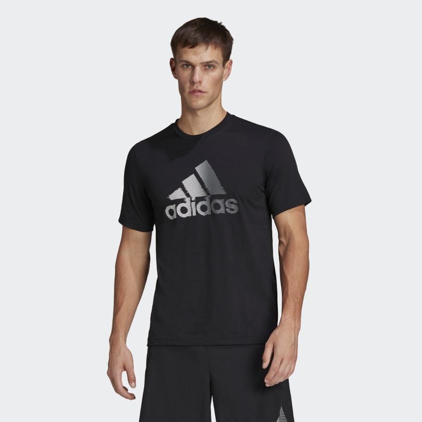 חולצת אדידס לגברים Adidas D2M LOGO TEE HF7212 - AroSport - ארוספורט Adidas