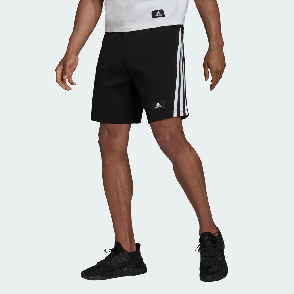 מכנס אדידס קצר לגברים ADIDAS FI 3S Short BLACK H46515 - AroSport - ארוספורט Adidas