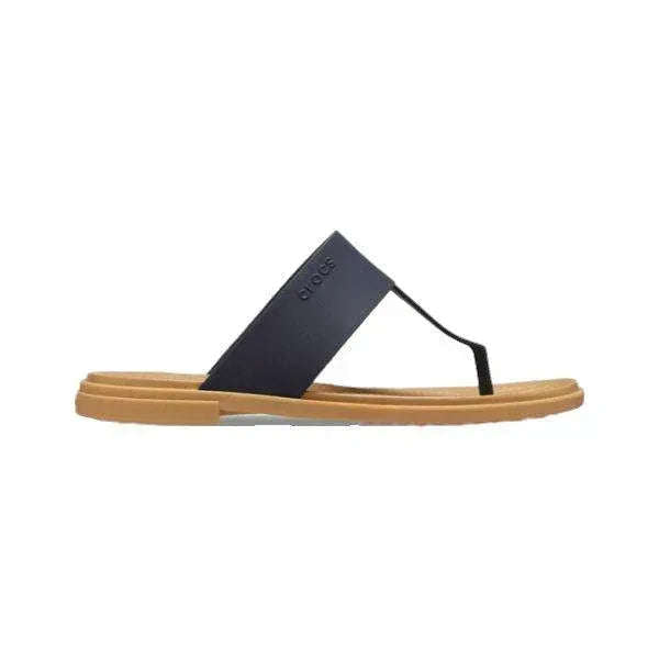 כפכפי קרוקס לנשים Crocs Tulum flip Black/Tan 206752-00W - AroSport - ארוספורט Crocs