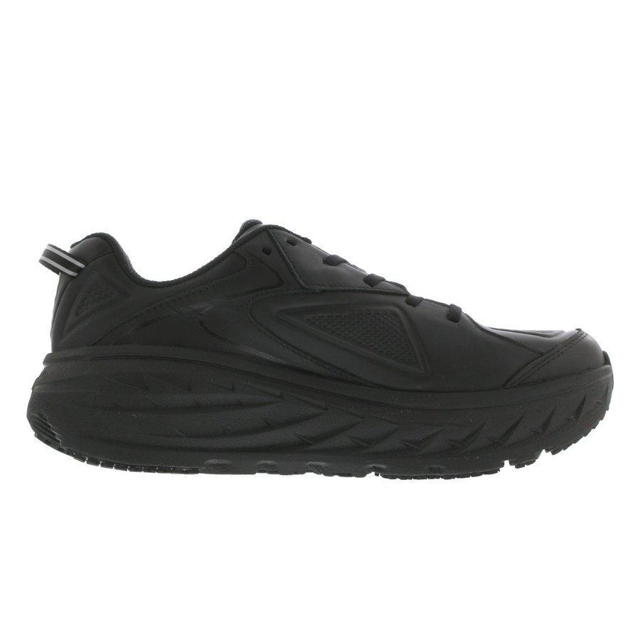 נעלי ריצה הוקה בונדי עור לגברים בצבע שחור Hoka Bondi LTR M 1019496/BLK - AroSport - ארוספורט Hoka