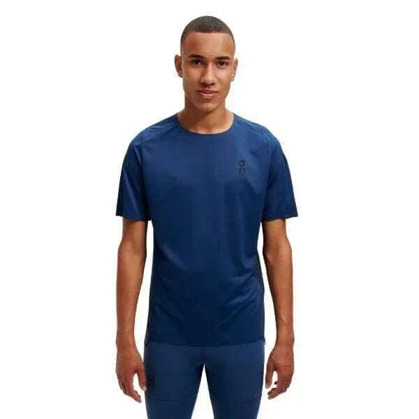 חולצת פרפורמנס און לגברים On 102.00417 Performance-T Denim | Navy M - AroSport - ארוספורט On Cloud