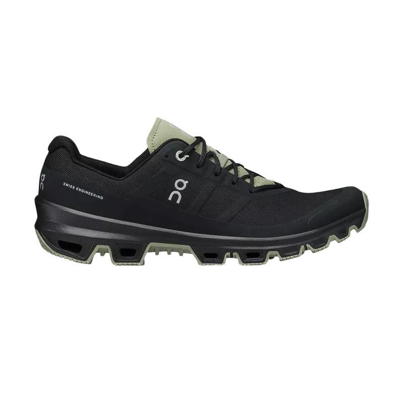 נעלי נעלי הגברים וקלאוד ונצ'ר לגברים על Running Cloudventure 32.99262 היא שחורה וירוקה.