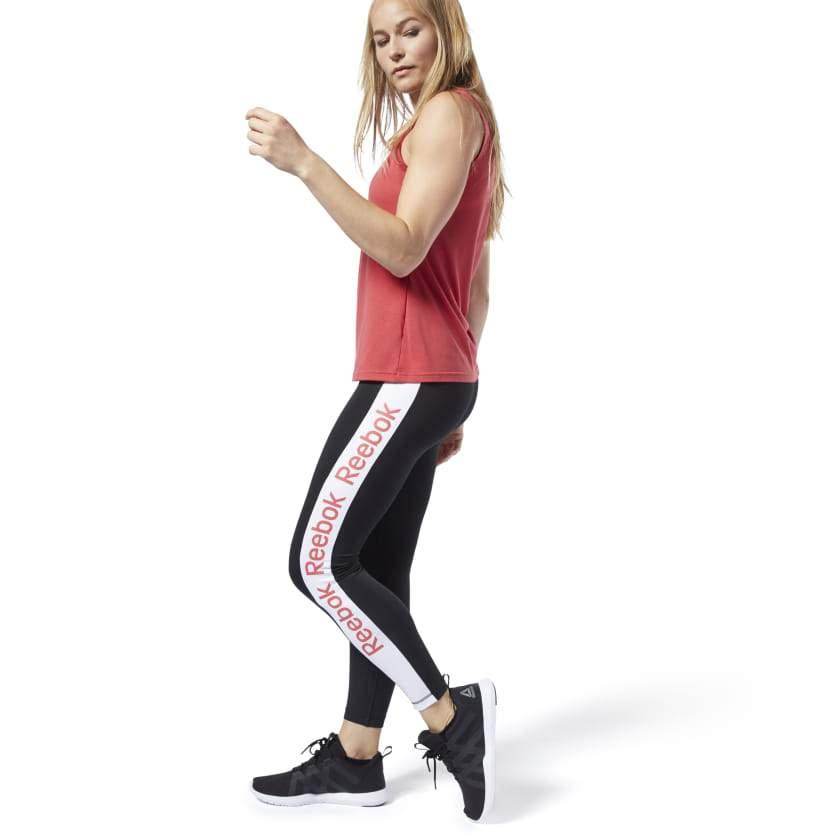 טייטס ריבוק נשים ארוך Reebok LINEAR LOGO TIGHT EK1361 - AroSport - ארוספורט Reebok