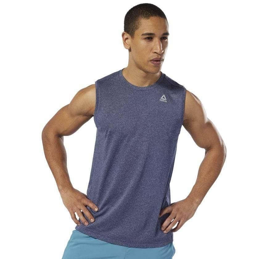 חולצה ללא שרוול ריבוק לגבר Reebok MELANGE TANK DP6144 - AroSport - ארוספורט Reebok
